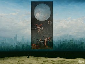 JJM recreate Friedrich-C-D: The Monk before the City Vision