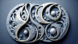 Encaustic Feng Shui Concept of Yin and Yang 03