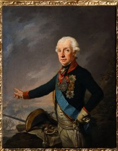 Portrait of the Field Marshal Generalissimo Prince A. Suvorov by Josef Kreuzinger