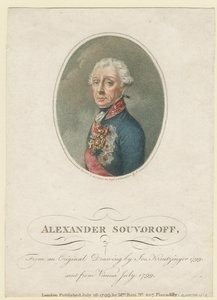 Portrait of Field Marshal Generalissimo Prince Alexander Suvorov