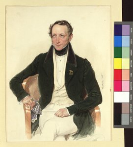 Portrait of the Poet and Theater Director Johann Ludwig Deinhardstein