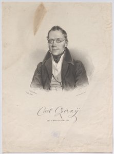 Carl Czerny, born in Vienna, 21 Feb. 1791 by Josef Kriehuber
