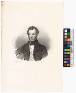 Dr. Josef Berres (?) by Josef Kriehuber