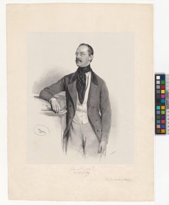 Eduard van der Nüll by Josef Kriehuber
