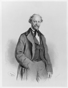 Friedrich Hebbel by Josef Kriehuber