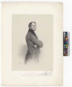 Karl Ludwig Baron von Bruck by Josef Kriehuber