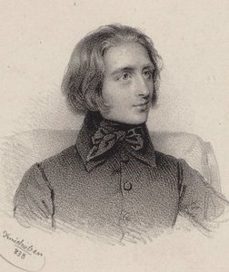 Portrait of the Composer Franz Liszt, 1838 by Josef Kriehuber