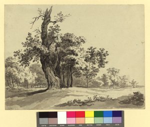 Prater Landscape by Josef Kriehuber