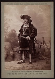 Joseph Ullmann, Butcher at the Makart Parade 1879 by Josef Löwy