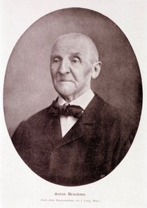 Austrian composer and organist Anton Bruckner (1824 - 1896). by Josef Löwy