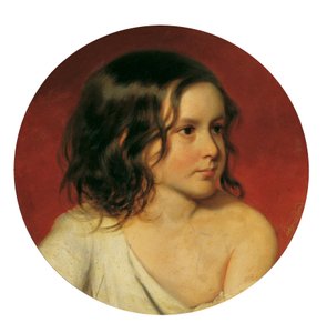 Child Portrait by Josef Matthäus Aigner