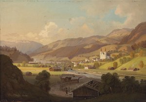 View of Maria Rain, Carinthia