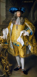 Portrait of Charles VI of Austria by Josef and Mayrhofer Friedrich Kiss