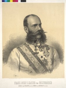 Emperor of Austria Franz Joseph I by Josef Nikolaus Kriehuber