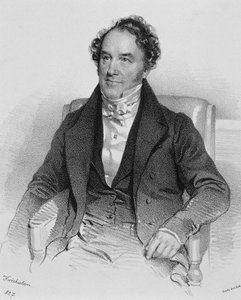 Portrait of Conradin Kreutzer or Kreuzer by Josef Nikolaus Kriehuber