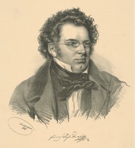 Portrait of Franz Schubert 1797-1828