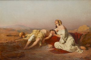 Hagar and Ishmael in the Desert