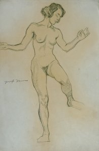 Nude Study in Dance Pose