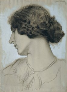 Head of a Young Woman in Profile