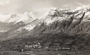 Mount Rombon (b/w photo) by Josef Zohles