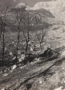 War zone (b/w photo) by Josef Zohles