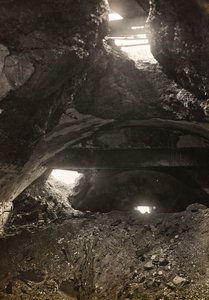 Rubble of a factory (b/w photo) by Josef Zohles