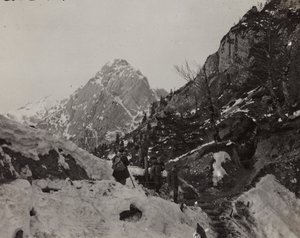 Album "My World War - Memories of the South-Western Front in Carinthia, Italy, Trentino-Alto Adige 31/03/1915-12/11/1918 - Josef Zohles Wien": Rosskofel (Monte Cavallo) by Josef Zohles
