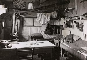 Album: My World War Memories of the South-Western Front in Carinthia, Italy, Trentino-Alto Adige 31/03/1915-12/11/1918: Housing Officers (b/w photo)