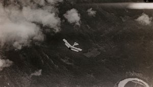 An Austrian Plane Flies Over by Josef Zohles