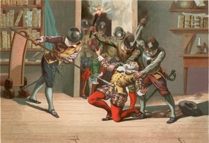Death of Ramus by Josep or Jose Planella Coromina
