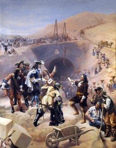 Canal du Midi Construction Site by Joseph Noel Sylvestre