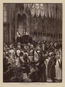 Enthronement of the Archbishop of York by Joseph (after) Finnemore