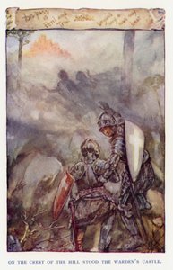 Illustration for Sir Knight of the Splendid Way by Joseph (after) Finnemore