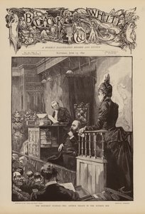 Mrs Arthur Wilson Gives Evidence During the Trial of the Baccarat Scandal by Joseph (after) Finnemore