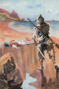 Robinson Crusoe: I find a drowned boy