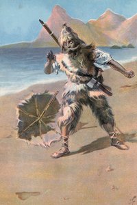 Robinson Crusoe: I see a footprint