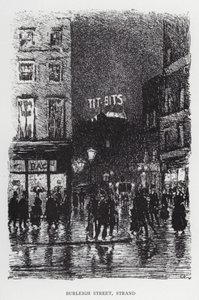 Burleigh Street, Strand by Joseph (after) Pennell
