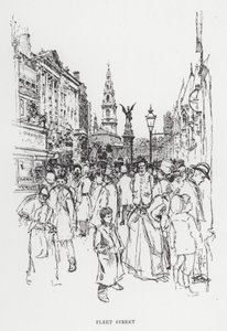Fleet Street by Joseph (after) Pennell