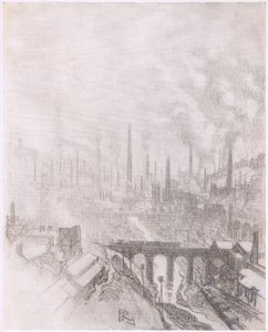 Munition City, Bibbys Annual by Joseph (after) Pennell