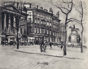 Piccadilly Palaces by Joseph (after) Pennell