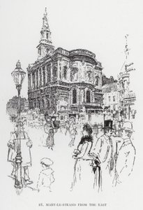 St Mary-le-Strand from the East