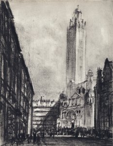 The Cathedral, Westminster by Joseph (after) Pennell