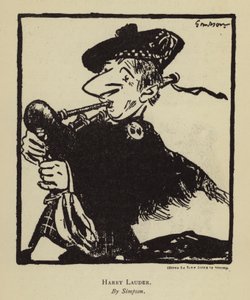 Harry Lauder, Scottish singer and comedian