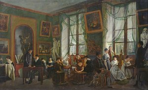 The Studio of Madame Haudebourt-Lescot