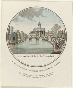 Attack at Ouderkerk aan de Amstel, 1787 by Joseph Alexandre Le Campion