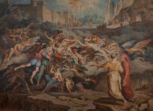 Dante and Virgil in the Second Circle of Hell by Joseph Anton Koch