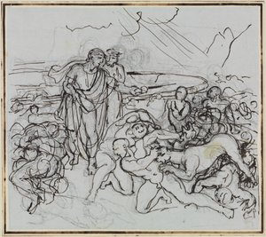 Virgil Calms Cerberus (Dante
