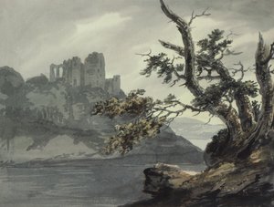 Ruined Castle near a River