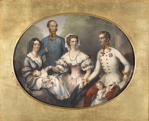 The Emperor Family of Austria, 1856 by Joseph Bayer
