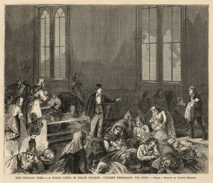 A Night Scene in Grace Church